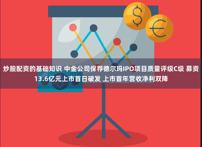 炒股配资的基础知识 中金公司保荐德尔玛IPO项目质量评级C级 募资13.6亿元上市首日破发 上市首年营收净利双降