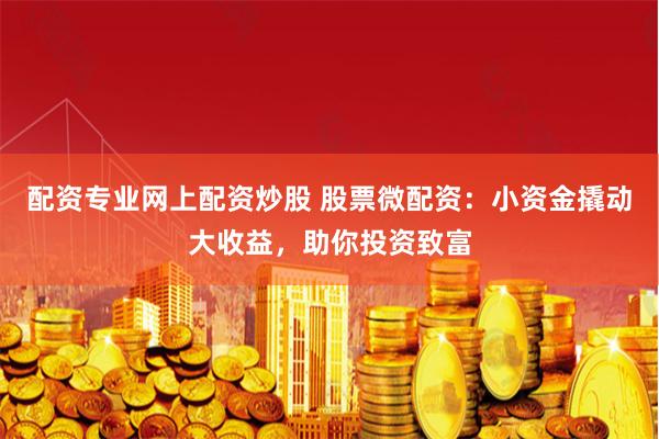 配资专业网上配资炒股 股票微配资：小资金撬动大收益，助你投资致富